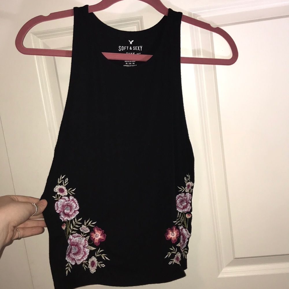 American eagle floral tank top